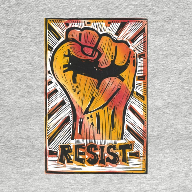 RESIST by Sombrero_Printmaking